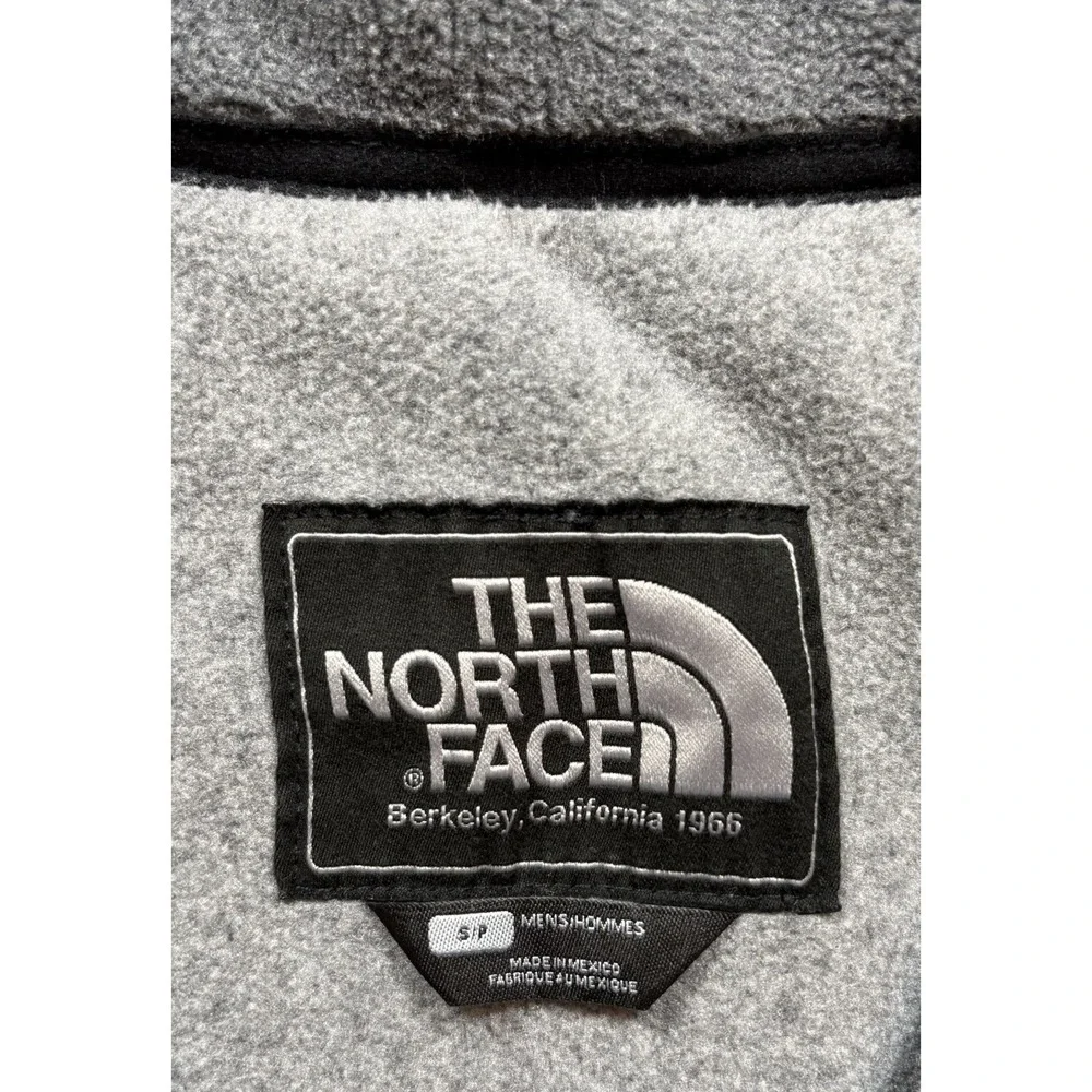 The North Face Men's Denali Fleece Jacket Polartec Sz Small BLK & Gray -2174
